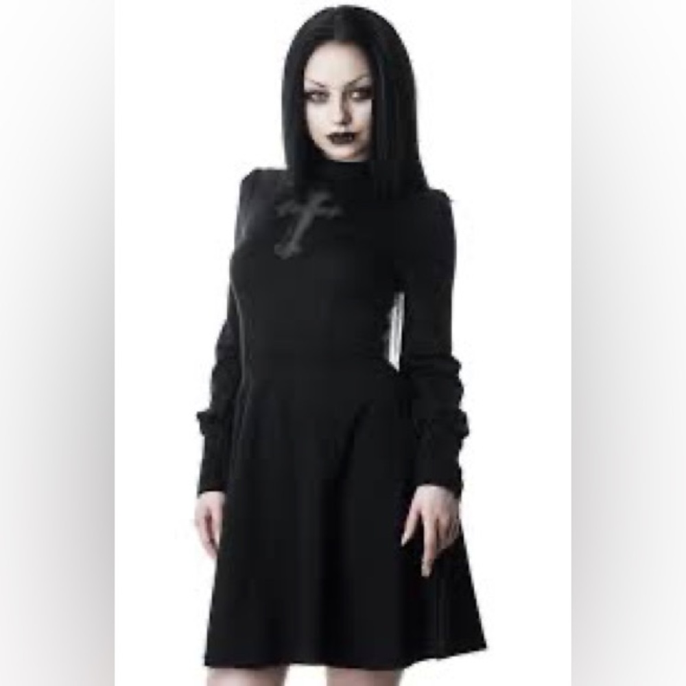 Crossed Out Killstar Dress size xs extra small medium